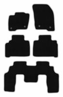 Dywaniki welurowe CARLUX-SILVER do Ford S-MAX MK2 2015- czarne
