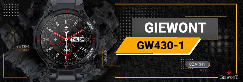 Smartwatch Giewont GW430-1 Czarny zdjęcie 7