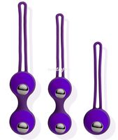 5 WIBRUJĄCYCH KULEK GEJSZY Różna Waga i Rozmiar FIOLETOWY