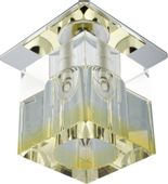 SK-19 ch/ye-p G4 chrom opr. strop. stała kryształ 20W G4 żółty pasek
