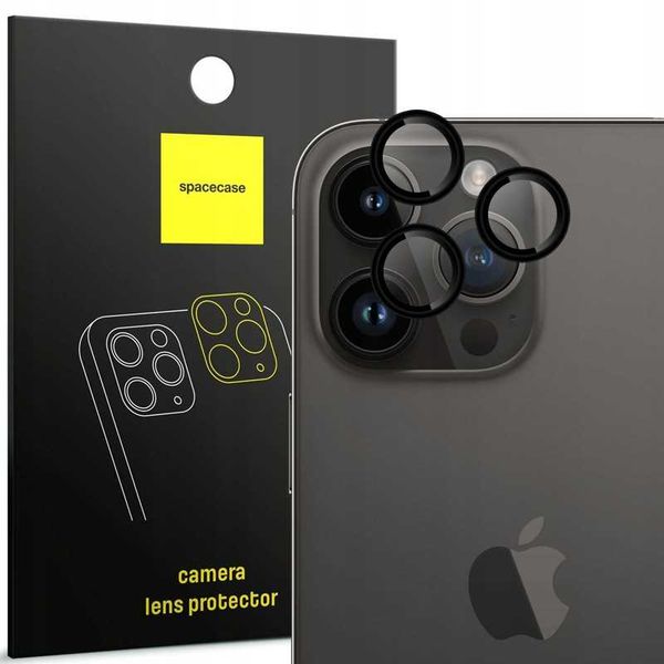 Spacecase Camera Ring Iphone 15 Pro / Pro Max Black zdjęcie 1