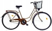 Rower Damski Polski Miejski 28 Retro + kosz