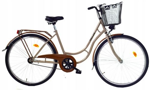 Rower Damski Polski Miejski 28 Retro + kosz na Arena.pl