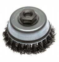 Szczotka tarczowa z gwintem - skręcana 100 mm