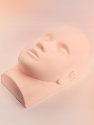 GŁÓWKA GŁOWA TRENINGOWA DO NAUKI PRZEDŁUŻANIA RZĘS SILIKONOWA + RZĘSY na Arena.pl