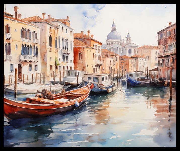 Plakat 60x50cm Wenecka Impresja zdjęcie 2