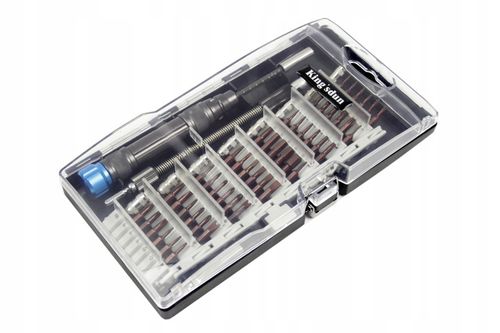 ZESTAW PRECYZYJNYCH ŚRUBOKRĘTÓW 60W1 BITY WKRĘTAK TORX MAGNETYCZNE MAGNES na Arena.pl