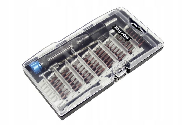 ZESTAW PRECYZYJNYCH ŚRUBOKRĘTÓW 60W1 BITY WKRĘTAK TORX MAGNETYCZNE MAGNES zdjęcie 12