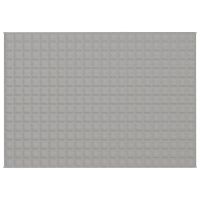 Koc obciążeniowy, szary, 155x220 cm, 7 kg, tkanina