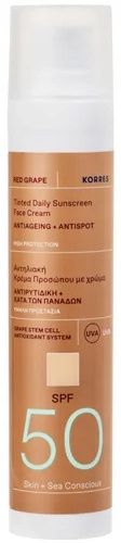 Korres Red Grape Tinted Sunscreen SPF50 koloryzujący krem UV do twarzy 50ml na Arena.pl