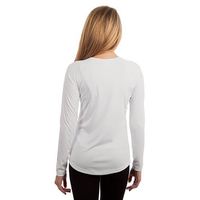 Damska koszulka Solar z długim rękawem do sublimacji - biała M