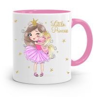 Kubek Różowy Dzień Dziecka Litle Princess Z Nadrukiem Ze Zdjęciem