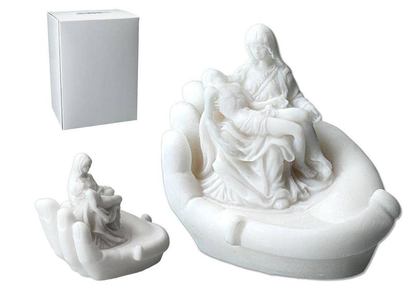 Pieta na dłoni 395-0469 Biały zdjęcie 1