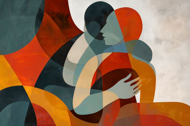 Plakat 60x40cm Objęcia zdjęcie 1