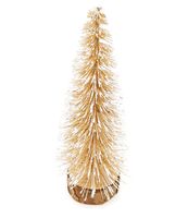 CHOINKA SZTUCZNA NA PNIU z brokatem 15 cm KOLORY