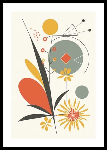 Plakat 30x45cm Geometryczny Ogród na Arena.pl