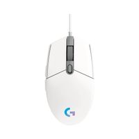 Myszka przewodowa LOGITECH G102 Lightsync Biała 910-005824