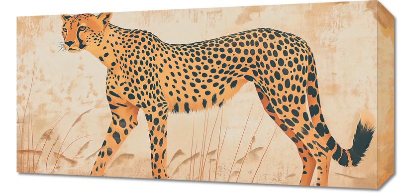 Obraz 60x30cm Gepard w Ruchu zdjęcie 1