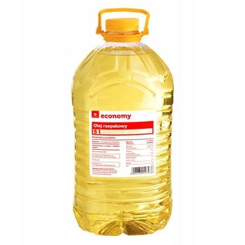 TOPSELLER Olej rzepakowy 100% XXL 5l do gotowania, pieczenia i smażenia na Arena.pl