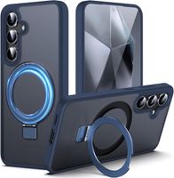 Etui Galaxy S24 MagSafe granatowe ring stojak pancerny DASFOND