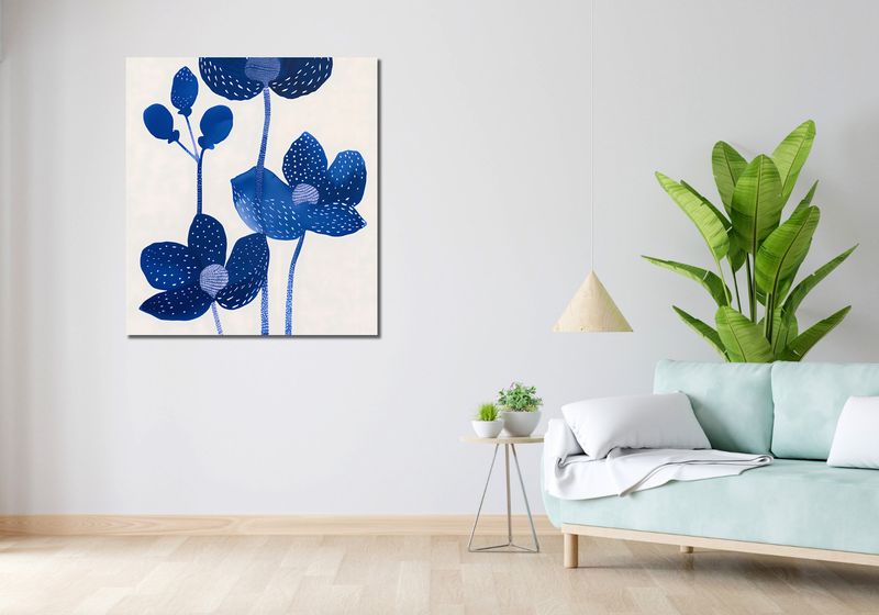 Obraz 90x100cm Nocne Kwiaty zdjęcie 2