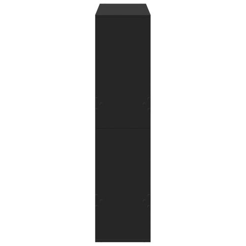 Regał, czarny, 100x33x135 cm, materiał drewnopochodny na Arena.pl