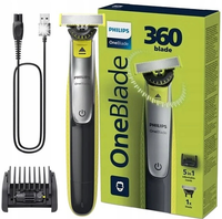 GOLARKA MĘSKA PHILIPS ONEBLADE 360 QP2734/23 MASZYNKA OSTRZE + NAKŁADKA 5w1