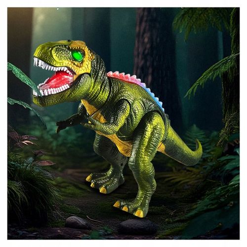 DINOZAUR DLA DZIECI ZDALNIE STEROWANY ROBOT ZABAWKA NA PILOTA CHODZI RYCZY na Arena.pl