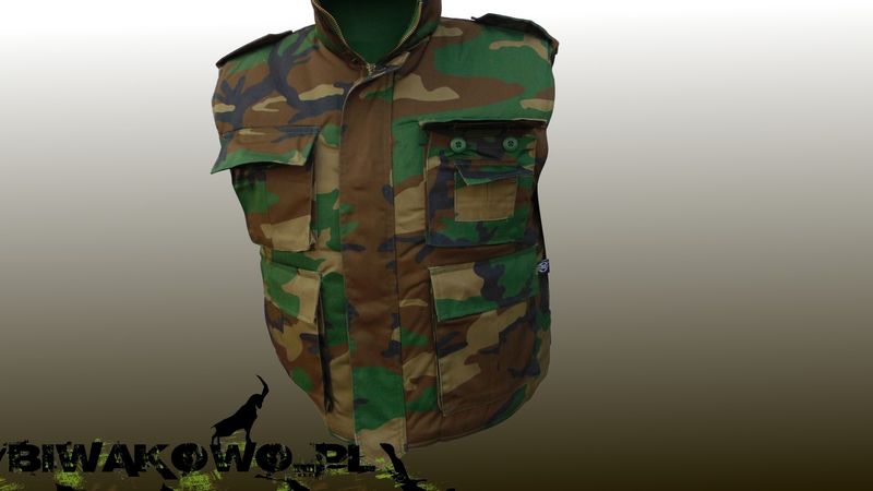 KAMIZELKA OCIEPLANA M89 Woodland S zdjęcie 4