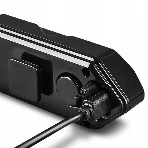 Lampka rowerowa tylna KIERUNKOWSKAZ tył na rower sygnalizator USB + pilot na Arena.pl