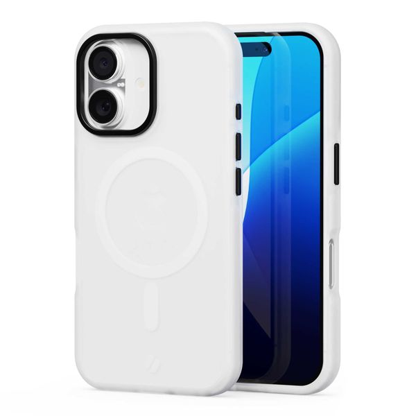 Spacecase Hybrid Fusion Mag Iphone 16 Clear zdjęcie 7