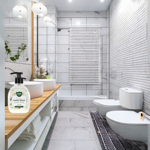 aura care mydło do rąk kremowe wanilia 300 ml z dozownikiem ahs-001-003 na Arena.pl