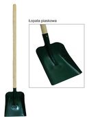 łopata piaskowa oprawna prosta - l-12
