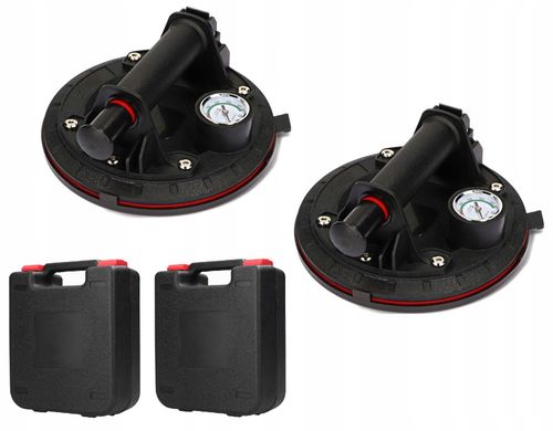 2x UCHWYT PRZYSSAWKA Z MANOMETR POMPKĄ DO GLAZURY PŁYTEK 300KG MECHANICZNA na Arena.pl