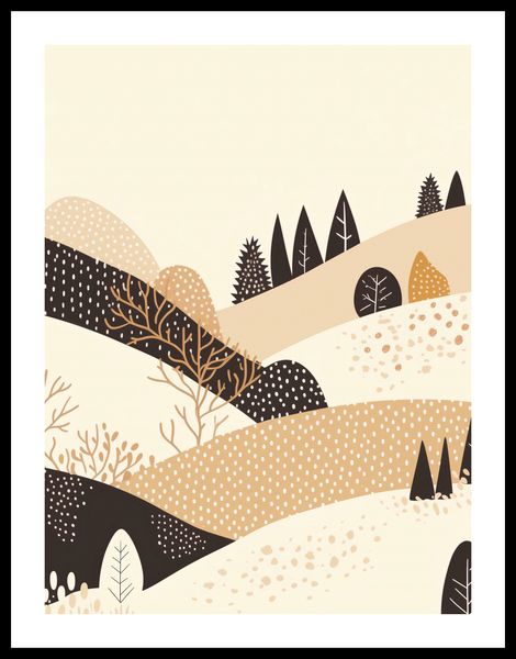 Plakat 75x100cm Jesień w Wzgórzach zdjęcie 3