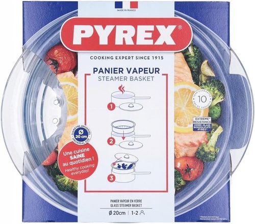 Sito szklane wkład do gotowania na parze Pyrex 2L na Arena.pl