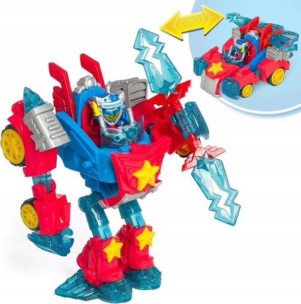 SUPERTHINGS Super Things Zings Turbo Warrior Power Robot Auto Transformer zdjęcie 4