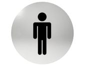 PRZYKLEJANE OZNACZENIE NA DRZWI TOALETA MĘSKA