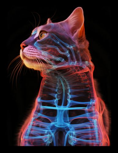 Plakat 15x20cm Anatomia Kota na Arena.pl