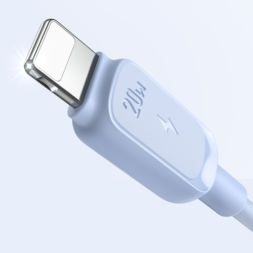 kabel przewód do iphone usb-c - lightning 20w 1.2m niebieski na Arena.pl