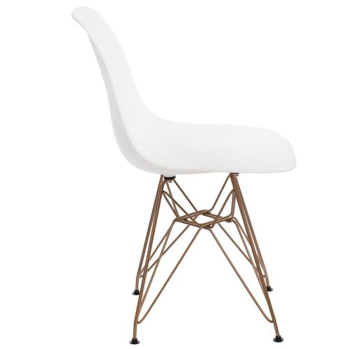 Krzesło P016 Pp Gold Białe na Arena.pl