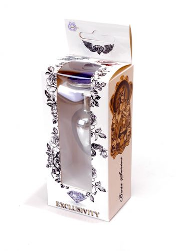 plug jewellery silver plug  dark blue na Arena.pl