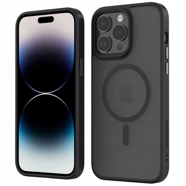 Spacecase Hybrid Mag Iphone 14 Pro Max Black zdjęcie 10