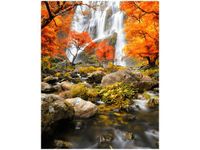 40X50CM JESIENNY WODOSPAD OBRAZ