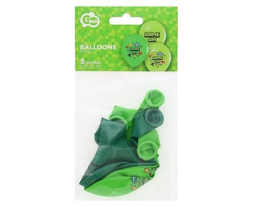 Balony Game On, 30cm/5 szt na Arena.pl