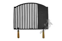 RUSZT Z RĄCZKAMI NR 08 - PÓŁOKRĄGŁY Z 2/3 PRZEŚWITEM ŻELIWNY GRILL