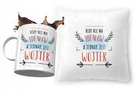 Zestaw Dla Wojtka Poduszka + Kubek Na Prezent Z Nadrukiem Ze Zdjęciem