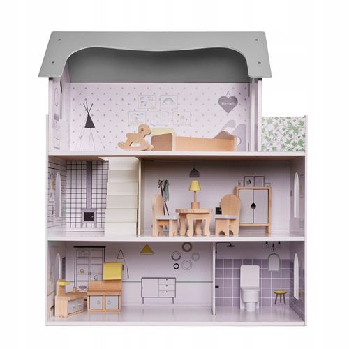 Domek drewniany dla lalek 70 cm na Arena.pl