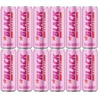 Black Energy Zero Sugar Wild Strawberry napój energetyzujący 250ml x12sztuk