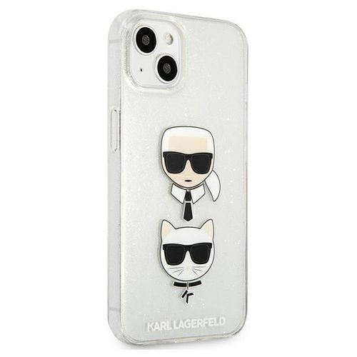 Etui Karl Lagerfeld do iPhone 13 mini, Srebrny na Arena.pl